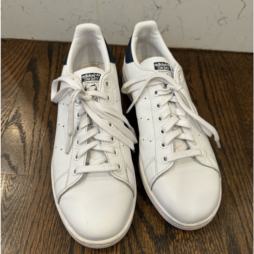 adidas Originals Stan Smith Sneaker size 9 Women's navy and white - Picture 11 of 11